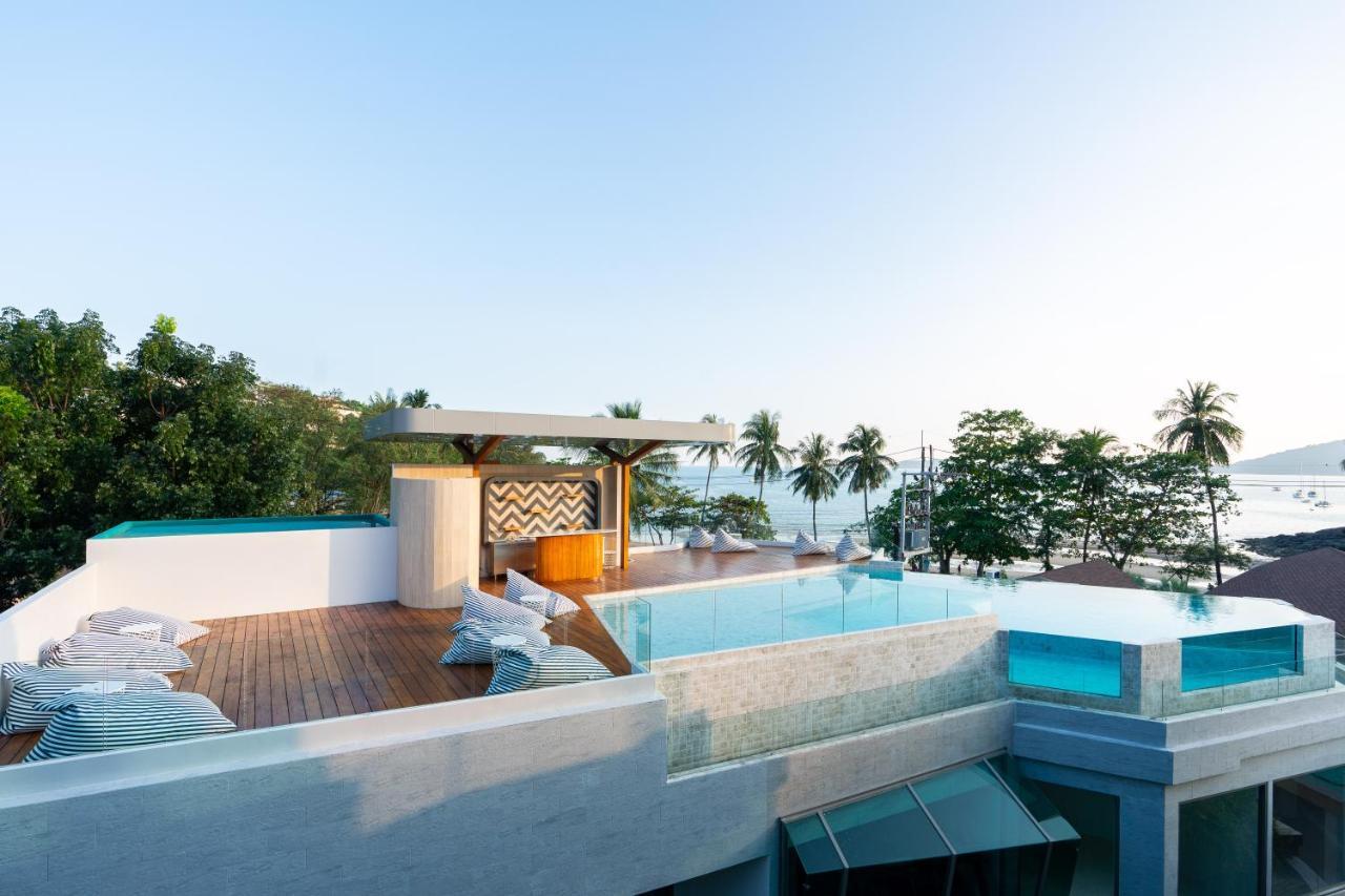Panwaburi Beachfront Resort - Sha Extra Plus المظهر الخارجي الصورة Rooftop pool at the hotel
